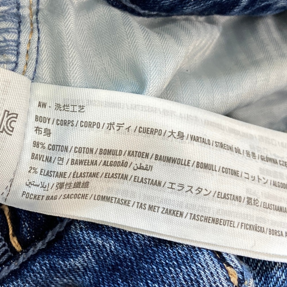 Hollister Low Rise Relaxed Straight Blue Denim Jeans Womens 16 33 Short - Picture 6 of 6